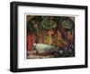 Death of the Fairy Queen (Oil on Canvas)-John Anster Fitzgerald-Framed Giclee Print
