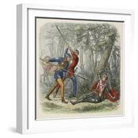 Death of the King-Maker-James William Edmund Doyle-Framed Giclee Print