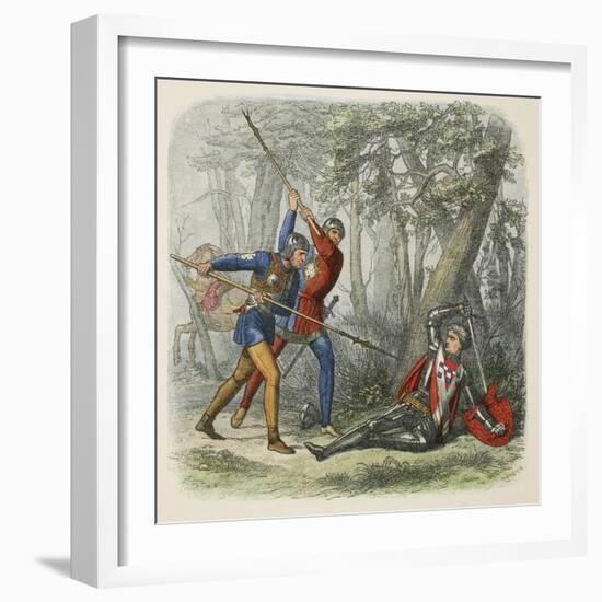 Death of the King-Maker-James William Edmund Doyle-Framed Giclee Print