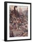 Death of the Persian Admiral at Salamis-William Rainey-Framed Giclee Print