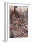 Death of the Persian Admiral at Salamis-William Rainey-Framed Giclee Print