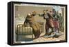 Death of the Reverend Father Salvatore, a Franciscan Monk, 1895-null-Framed Stretched Canvas