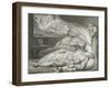 Death of the Strong Wicked Man-William Blake-Framed Giclee Print