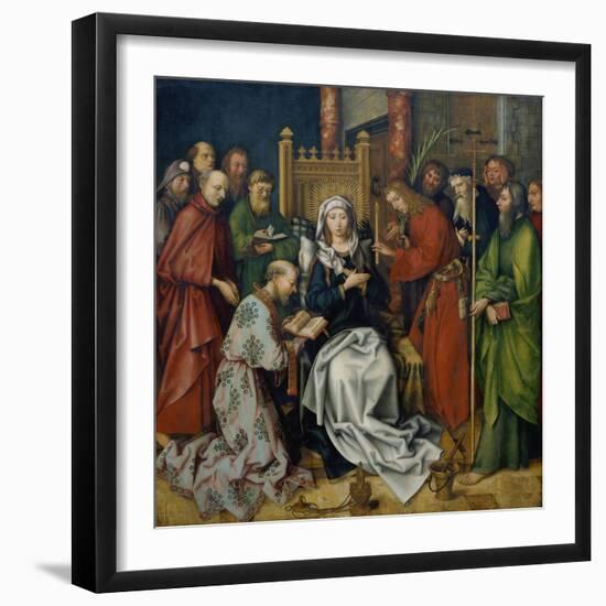 Death of the Virgin, Ca, 1501-Hans Holbein the Elder-Framed Giclee Print