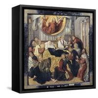 Death of the Virgin Mary - St. Matthew and St. Mark-Hugo Van Der Goes-Framed Stretched Canvas