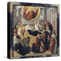 Death of the Virgin Mary - St. Matthew and St. Mark-Hugo Van Der Goes-Stretched Canvas