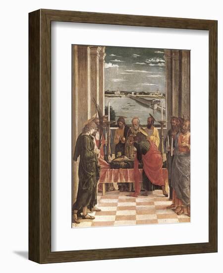 Death of the Virgin-Andrea Mantegna-Framed Art Print