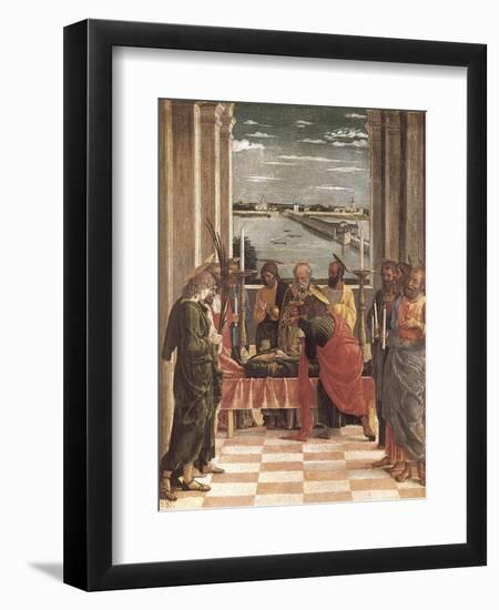 Death of the Virgin-Andrea Mantegna-Framed Art Print