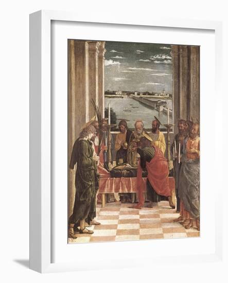 Death of the Virgin-Andrea Mantegna-Framed Art Print