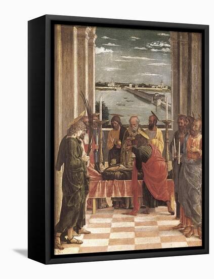 Death of the Virgin-Andrea Mantegna-Framed Stretched Canvas