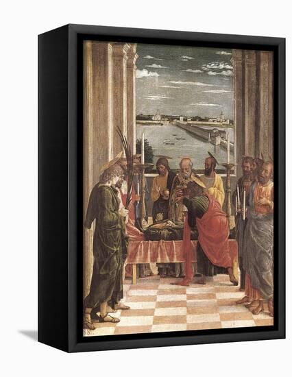 Death of the Virgin-Andrea Mantegna-Framed Stretched Canvas