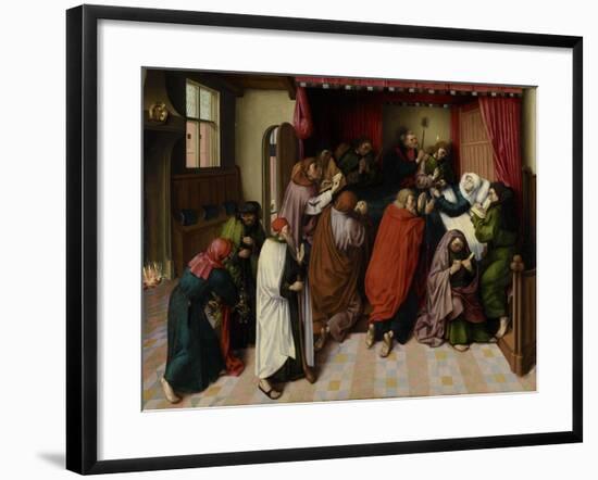 Death of the Virgin-Master of Amsterdam-Framed Art Print