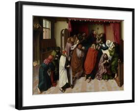 Death of the Virgin-Master of Amsterdam-Framed Art Print