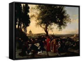 Death of Torquato Tasso-null-Framed Stretched Canvas