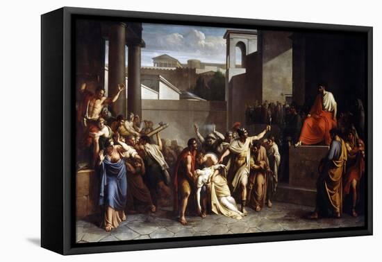 Death of Virginia-Vincenzo Camuccini-Framed Stretched Canvas