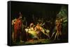 Death of Viriato, Died 139 Bc, Fought Against Romans-Federico de Madrazo y Kuntz-Framed Stretched Canvas