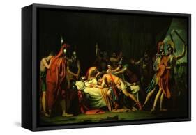 Death of Viriato, Died 139 Bc, Fought Against Romans-Federico de Madrazo y Kuntz-Framed Stretched Canvas