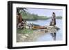 Death of Wampanoag Chief Wamsutta, or Alexander-null-Framed Giclee Print