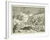 Death of Ward at the Hands of the Rebels-null-Framed Giclee Print