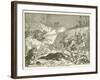 Death of Ward at the Hands of the Rebels-null-Framed Giclee Print