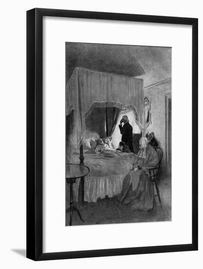 Death of Washington-Howard Pyle-Framed Art Print