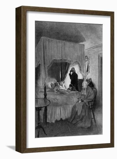 Death of Washington-Howard Pyle-Framed Art Print