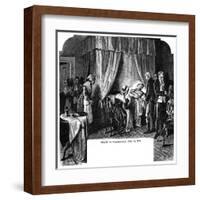 Death of Washington-null-Framed Art Print