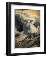 Death on a Pale Horse, C.1800-William Blake-Framed Giclee Print