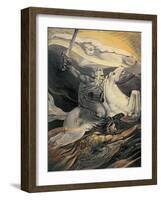 Death on a Pale Horse, C.1800-William Blake-Framed Giclee Print