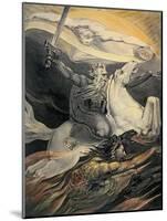 Death on a Pale Horse, C.1800-William Blake-Mounted Giclee Print