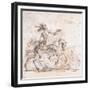 Death on the Battlefield-Stefano Della Bella-Framed Giclee Print