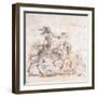 Death on the Battlefield-Stefano Della Bella-Framed Giclee Print