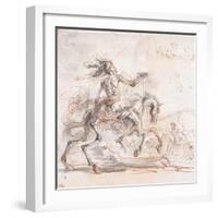 Death on the Battlefield-Stefano Della Bella-Framed Giclee Print