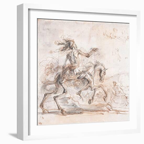 Death on the Battlefield-Stefano Della Bella-Framed Giclee Print