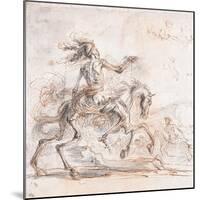 Death on the Battlefield-Stefano Della Bella-Mounted Giclee Print