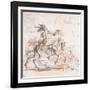 Death on the Battlefield-Stefano Della Bella-Framed Giclee Print