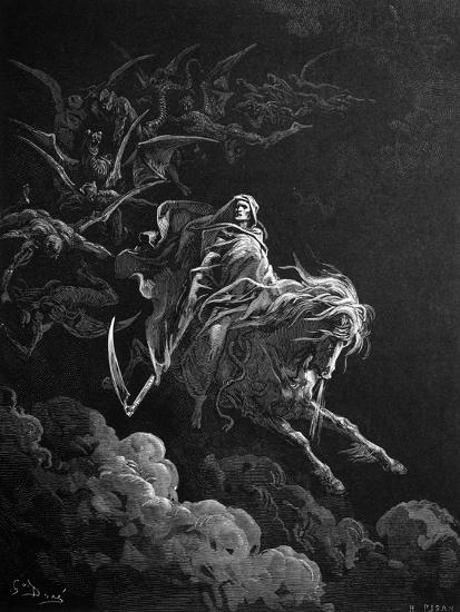 'Death on the Pale Horse by Gustave Dore' Giclee Print - Philip ...