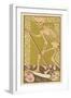 Death Personified on a Tarot Card-null-Framed Art Print