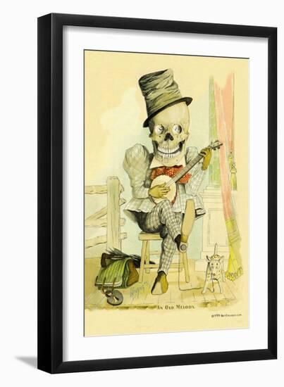 Death Picks a Tune-F. Frusius M.d.-Framed Art Print