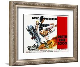 Death Race 2000, Simone Griffeth, David Carradine, 1975-null-Framed Art Print