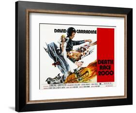 Death Race 2000, Simone Griffeth, David Carradine, 1975-null-Framed Art Print