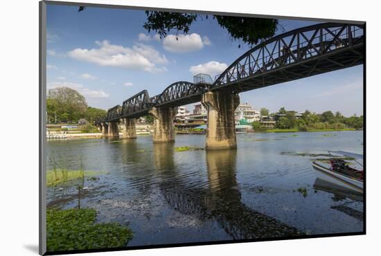 Death Railway Bridge, Bridge over River Kwai, Kanchanaburi, Thailand, Southeast Asia, Asia-Frank Fell-Mounted Photographic Print