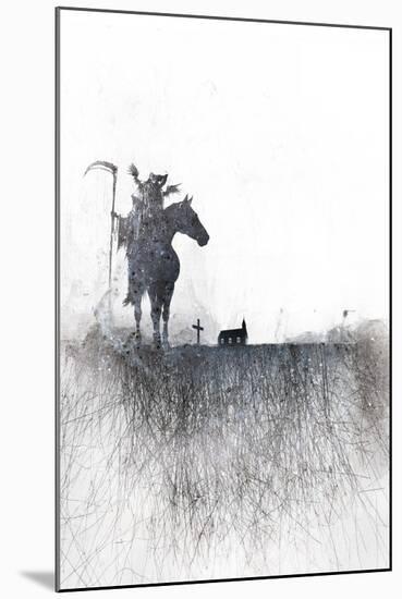 Death rides a horse-Alex Cherry-Mounted Art Print