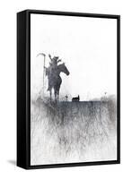 Death rides a horse-Alex Cherry-Framed Stretched Canvas