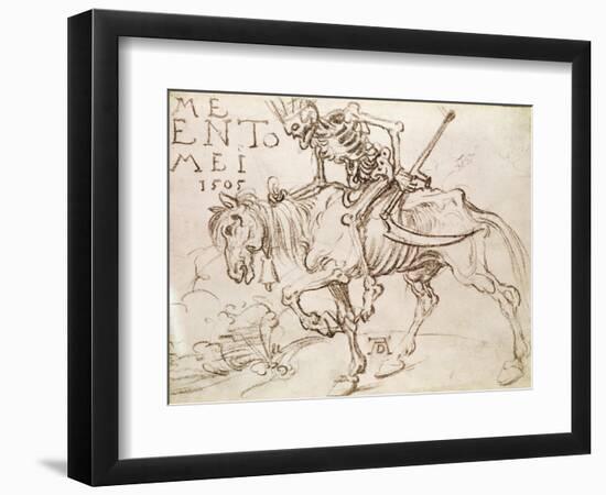 Death Riding, 1505-Albrecht Dürer-Framed Giclee Print