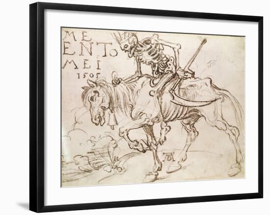 Death Riding, 1505-Albrecht Dürer-Framed Giclee Print