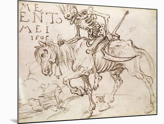 Death Riding, 1505-Albrecht Dürer-Mounted Giclee Print