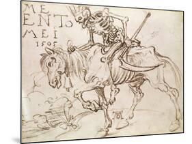 Death Riding, 1505-Albrecht Dürer-Mounted Giclee Print