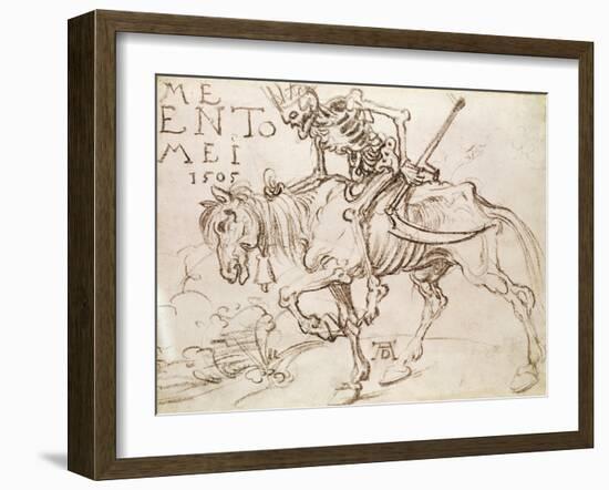 Death Riding, 1505-Albrecht Dürer-Framed Giclee Print