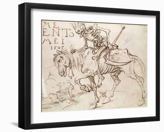 Death Riding, 1505-Albrecht Dürer-Framed Giclee Print